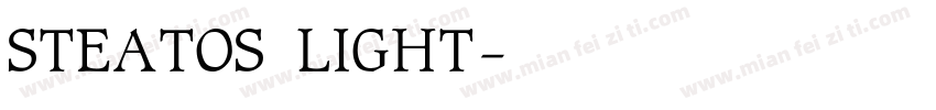 STEATOS LIGHT字体转换